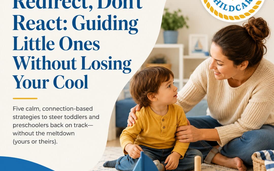 Redirect, Don’t React: Guiding Little Ones Without Losing Your Cool